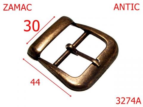 Catarama poseta 30 mm antic 6K7 6C5 3274A de la Metalo Plast Niculae & Co S.n.c.