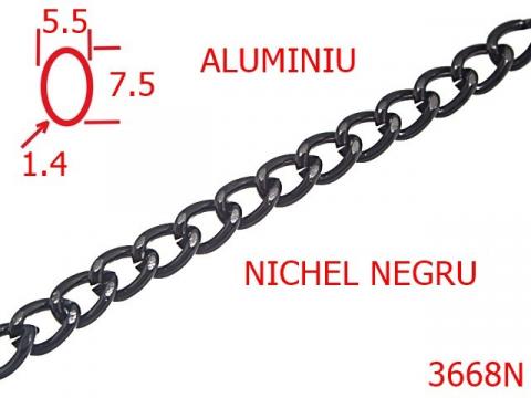 Lant aluminiu poseta 5.5 mm 1.4 nichel 3668N