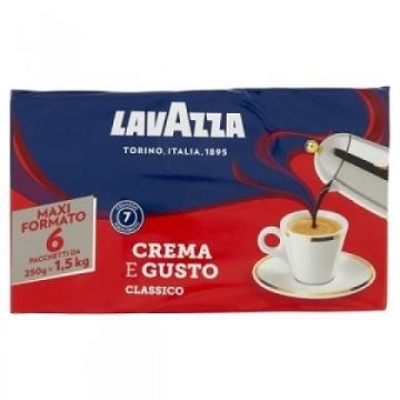 Cafea macinata, Lavazza, Gusto Classico, 6 x 250 gr de la Emporio Asselti Srl