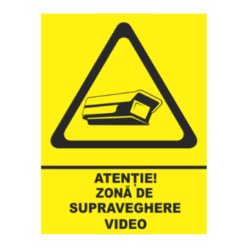 Stiker supraveghere video !