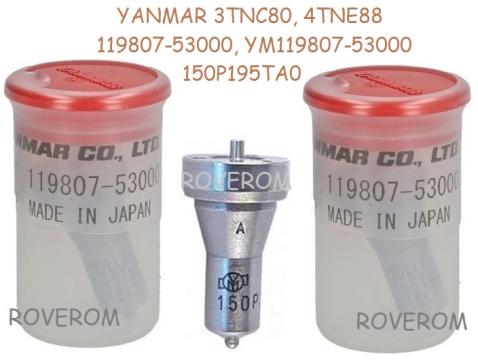 Duze injector Yanmar 3TN75L-RB, 3TNC80, 150P195TA0 de la Roverom Srl