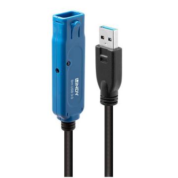 Cablu Lindy, USB 3.0 male - USB 3.0 female, 8m, LY-43158