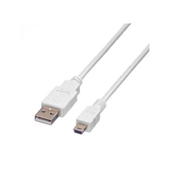 Cablu USB 2.0 la Mini USB, 0.8m, alb - Second hand de la Etoc Online