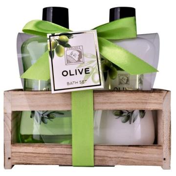 Set 2 produse de baie Olive Accentra 6057620, 380 ml
