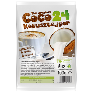 Lapte praf instant din cocos 100g de la Naturking Srl