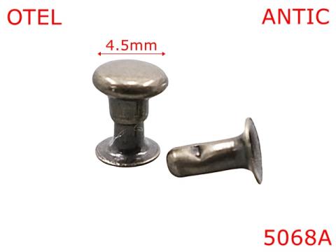 Capsa rapida simpla rivet -4.5-mm-otel--antic, 5068A