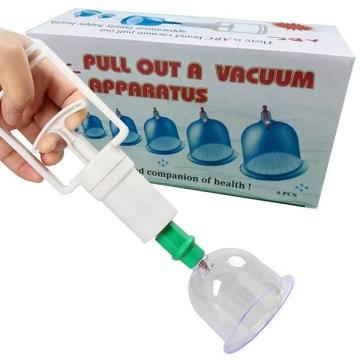 Set 6 ventuze medicinale cu pompita vacuum pentru masaj de la Startreduceri Exclusive Online Srl - Magazin Online - Cadour