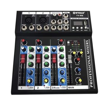 Mixer audio digital fara amplificare cu 4 canale