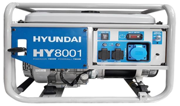 Generator benzina Standard Monofazat 7.5 KW, HY8001, Hyundai de la Transilvania Euro Tour Srl