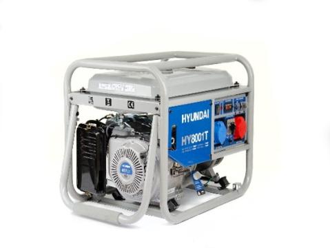 Generator benzina Standard Trifazat 7.0 KW, HY8001T, Hyundai