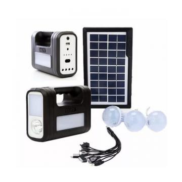 Kit solar portabil GDLite GD-8017 New cu lanterne LED