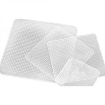 Set 4 folii pentru alimente din silicon reutilizabile