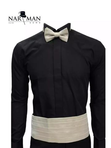 Set brau + papion ivoire - BPI05 de la Narman - Tuxedo