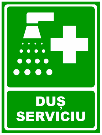 Indicator pentru dus serviciu