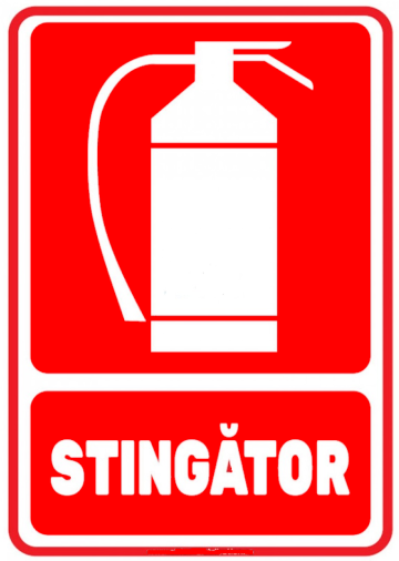 Indicator pentru marcaj stingator