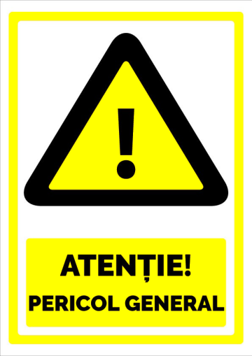 Semn atentie pericol general