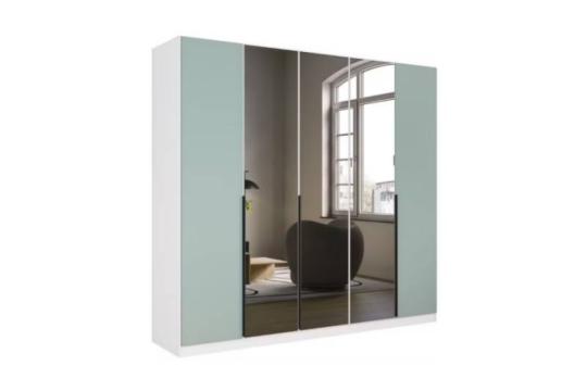 Dulap alb alpin + Sage/ oglinda Grey 226x210x54cm Skyla de la Intracom Trading Company Srl