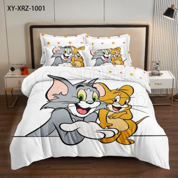 Lenjerie copii 4 piese Tom & Jerry de la Marco Mobili Srl