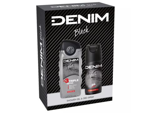 Set de denim negru deo 150ml + gel de dus 250ml