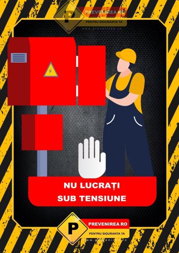 Afise de protectie si siguranta la serviciu