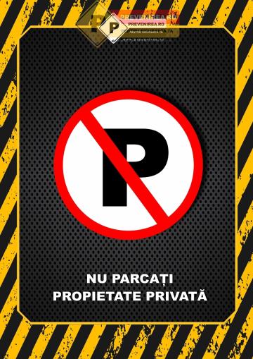 Afise pentru parcari