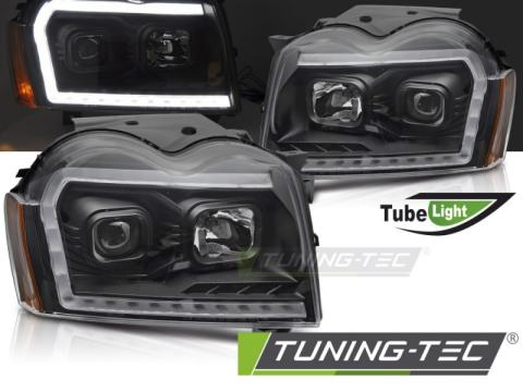 Faruri Chrysler Jeep Grand Cherokee 05-08 Tube Light negru