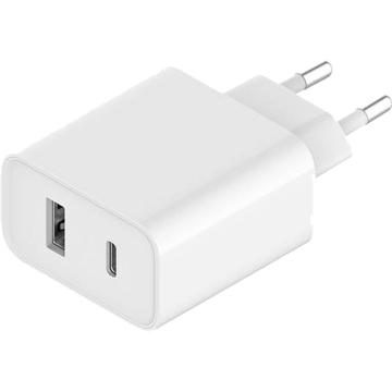 Incarcator Xiaomi, 33W, Fast Charge PD, USB-A, USB-C, White de la Rphone Quality Srl