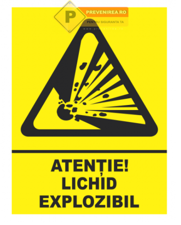 Indicator pentru lichid exploziv