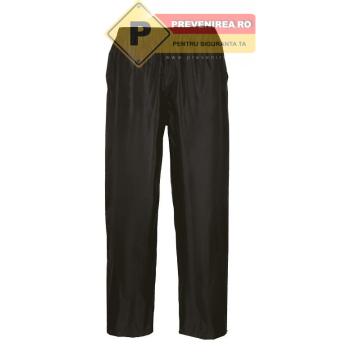 Pantalon negru impermeabil pentru protectie