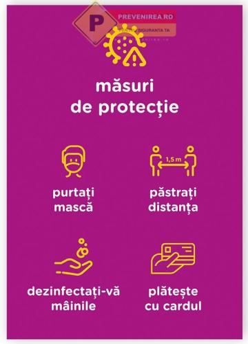 Placuta pentru masuri de protectie