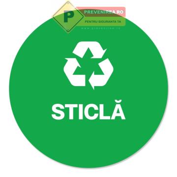 Semn verde sticla de la Prevenirea Pentru Siguranta Ta G.I. Srl