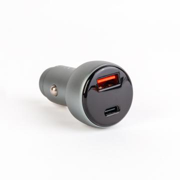 Adaptor bricheta auto C PD si priza USB de la Rykdom Trade Srl