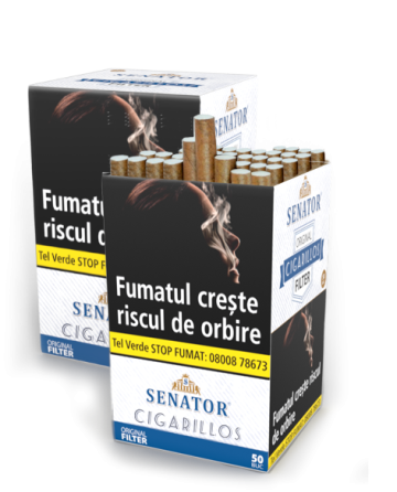 Tigari de foi - Senator Filter Cigarillos Original (50) de la DVD Master Srl