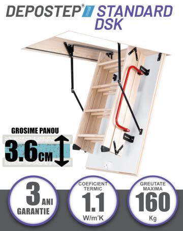 Scara pod pliabila din lemn Depostep Standard DSK