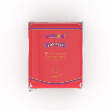 Fondant rosu coral, 250g