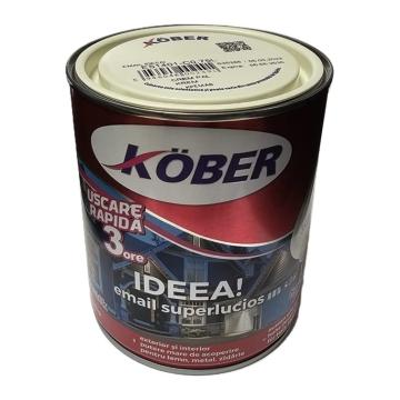 Vopsea crem pal pentru lemn si metal Kober Ideea 0.75litri de la Marisim Total Instal Srl