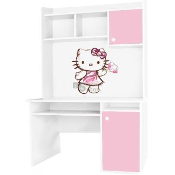 Birou copii Hello Kitty Flowers roz de la Marco Mobili Srl