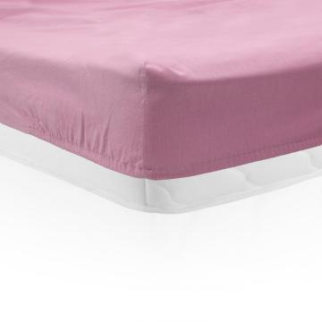 Cearceaf pat cu elastic 140x200 cm roz