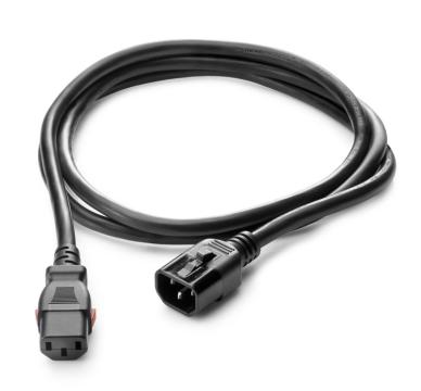 Cablu HPE C13 - C14 WW 250V 10Amp 1.4m Black Locking