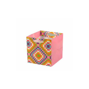 Punga Cubi roz 10,5 x 10,5 x 10,5 cm de la Distinctiv Store Srl
