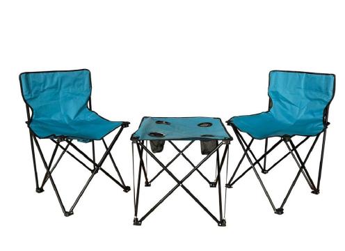 Set 2 scaune + masa pliabile camping