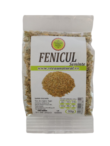 Seminte fenicul 50gr, Natural Seeds Product