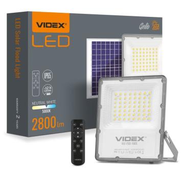 Proiector LED solar exterior VLE-FSO-1005 - gri (5000K) de la Casa Cu Bec Srl