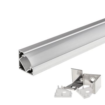 Profil de aluminiu pentru LED unghi 18mm L=1 meter de la Casa Cu Bec Srl