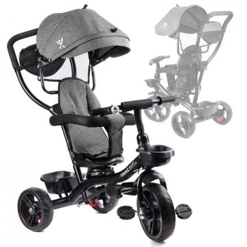Tricicleta pentru copii Premium Trike Fix Lite - gri de la Baurent