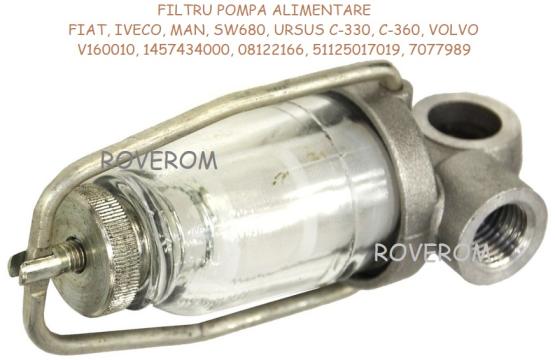 Filtru pompa alimentare Fiat, Iveco, Man, SW680, Ursus C-360 de la Roverom Srl