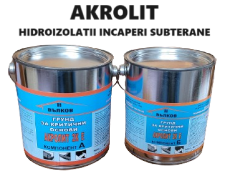 Hidroizolatie Akrolit pentru beciuri 4 kg de la Lavoli shop