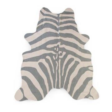 Covor copii zebra 145x160 cm gri Childhome