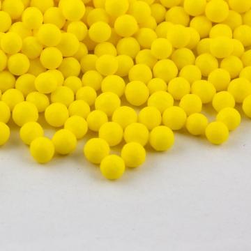 Decor Perle din zahar galben 5mm, 1kg - Lumea de la Lumea Basmelor International Srl