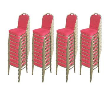 Set scaune de evenimente stivuibile 40 bucati-rosu
